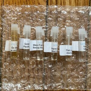 Niche fragrance samples - femme/unisex